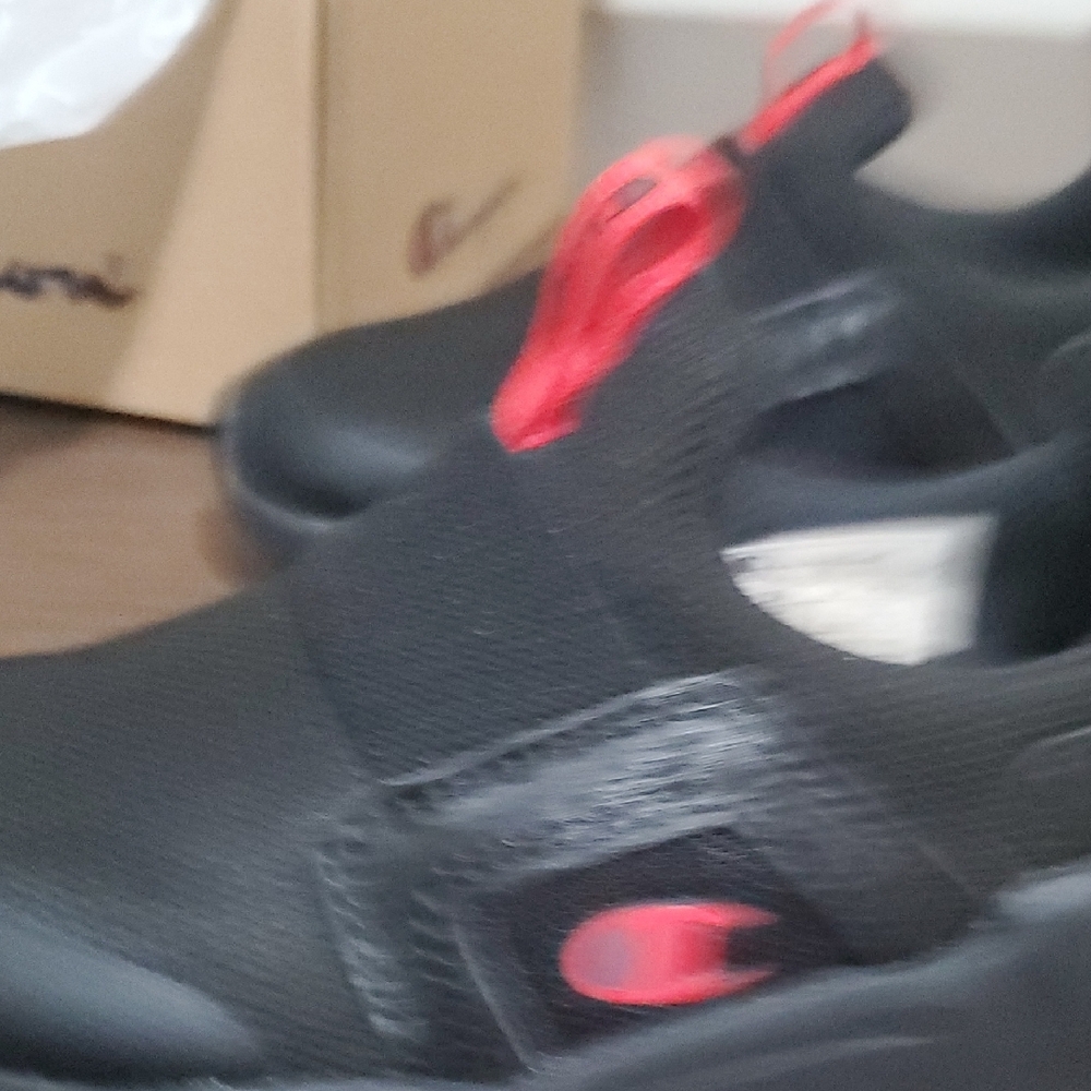 Champion Black and Red Slip on  Sneakers Toddler size 9 - Picture 13 of 14